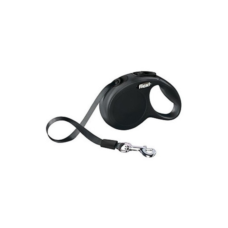 Flexi new classic cinta talla s 5m 5kg negro Flexi - 1