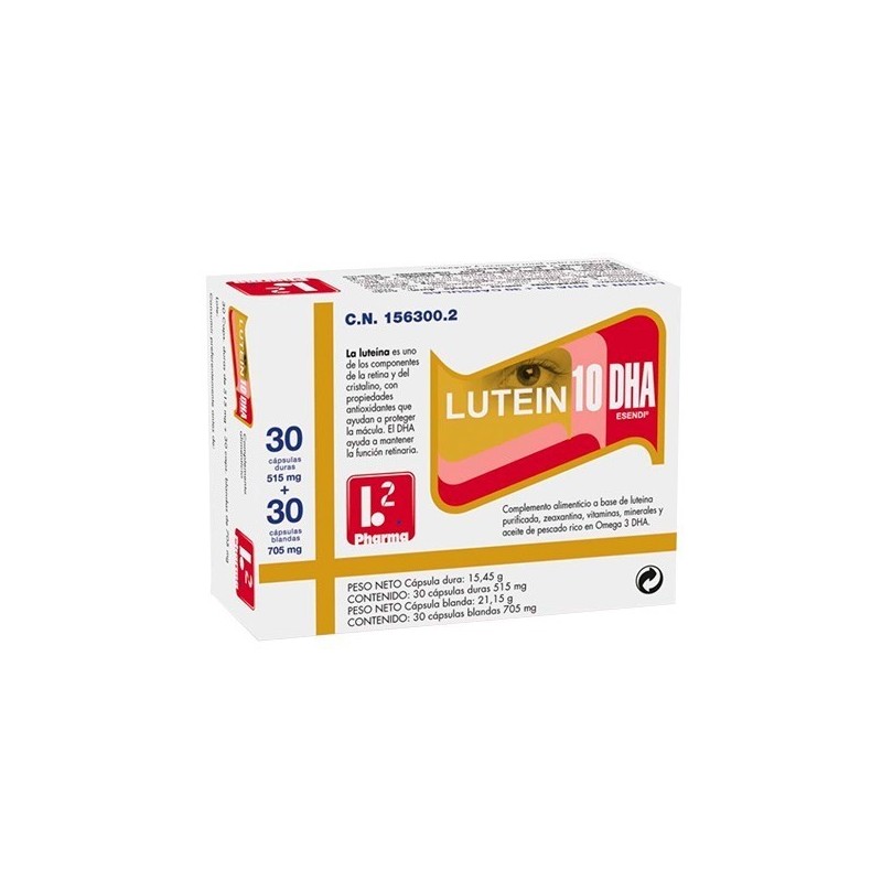 Lutein 10 dha 30+30 capsulas L2 - 1