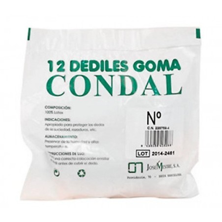 Dedil condal goma n7 pulgar 12uds José Mestre - 1