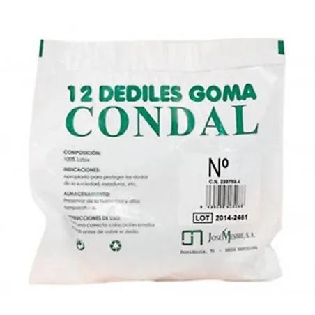 Dedil condal goma n7 pulgar 12uds Jos&eacute; Mestre - 1