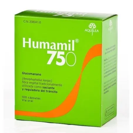 Humamil 750mg 100 c&aacute;psulas Uriach - 1