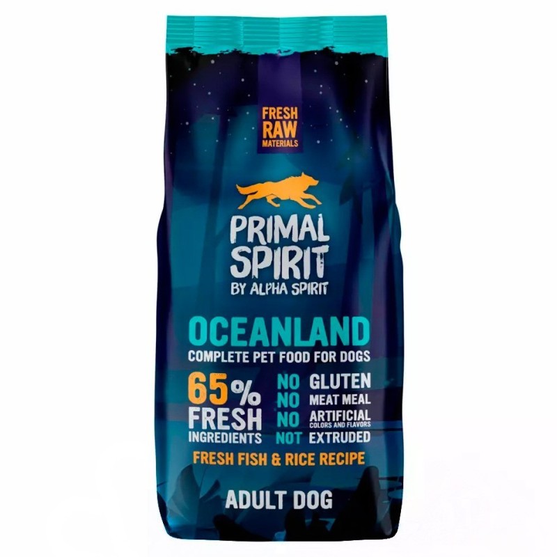 Primal spirit 65% oceanland dog 1kg Primal Spirit - 1