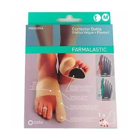 Corrector doble pie izquierdo t/m Farmalastic - 1
