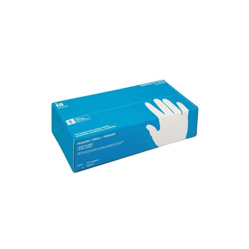 Interapothek guantes de látex empolvados talla s Interapothek - 1