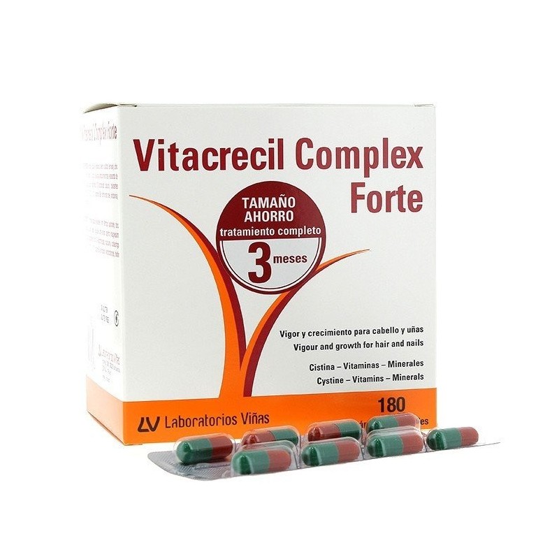 Vitacrecil complex forte 180 capsulas Vitacrecil - 1