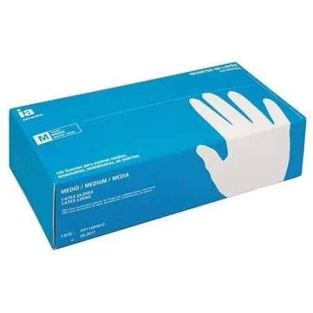 Interapothek guantes de l&aacute;tex empolvados talla m Interapothek - 1