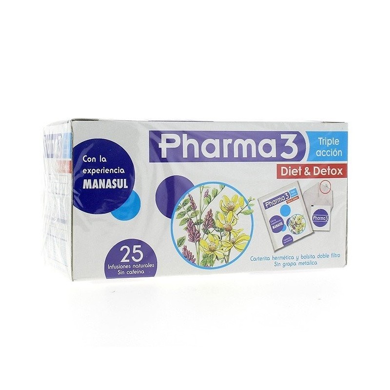 Pharma 3 diet & detox 25 bolsitas Bio3 - 1