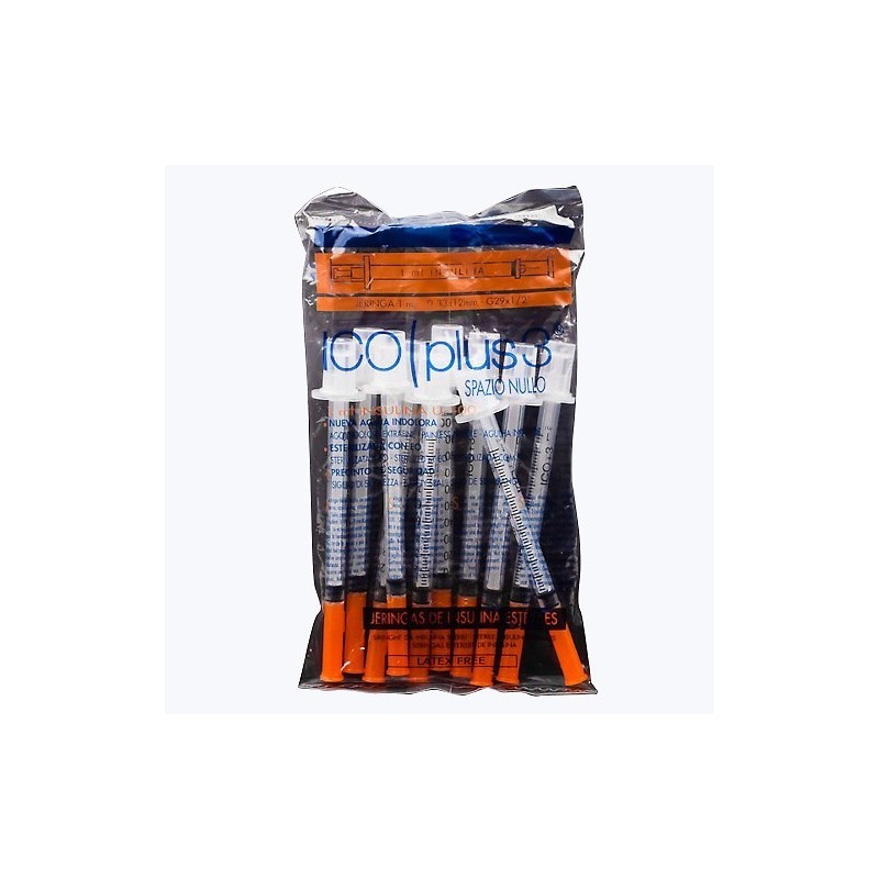 Jeringa insulina ico u-100 c/a 1ml 10uds Novico - 1