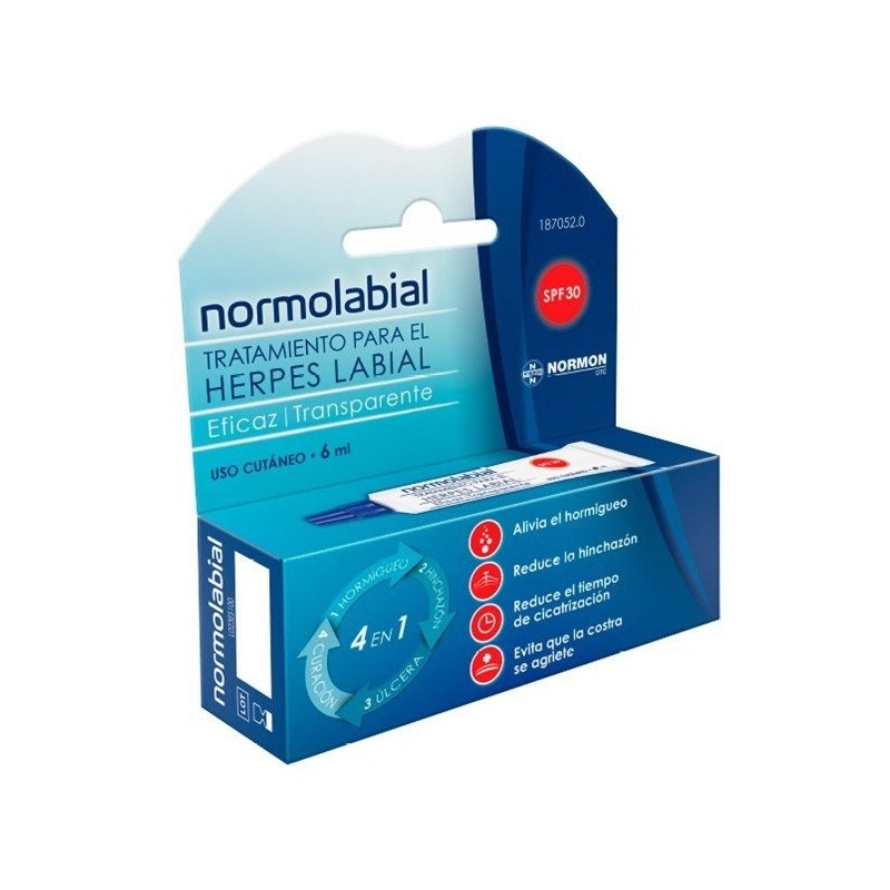 Normolabial tratamiento herpes 6 ml Normolabial - 1