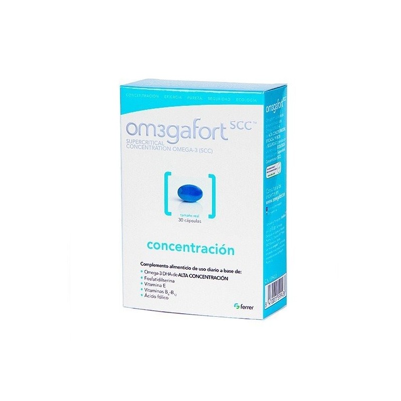 Omegafort concentracion 30 capsulas Ferrer - 1