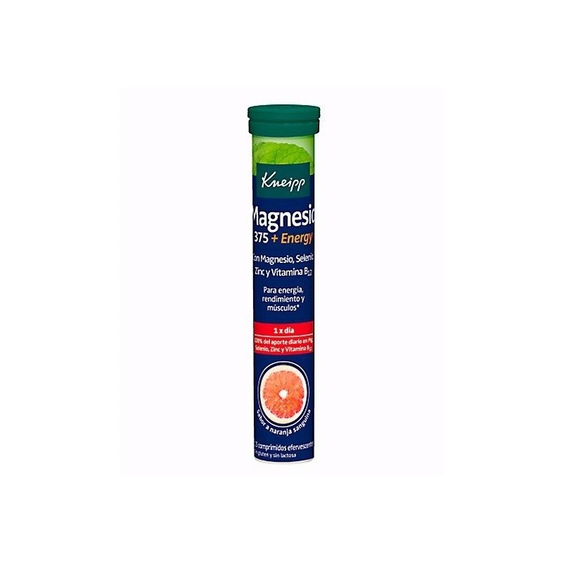 Kneipp magnesio 375 +energy 15 comprimidos Kneipp - 1