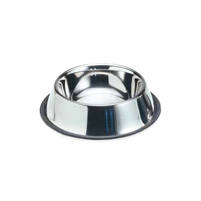 Biozoo comedero acero inox. antideslizante 0.4l Biozoo - 1