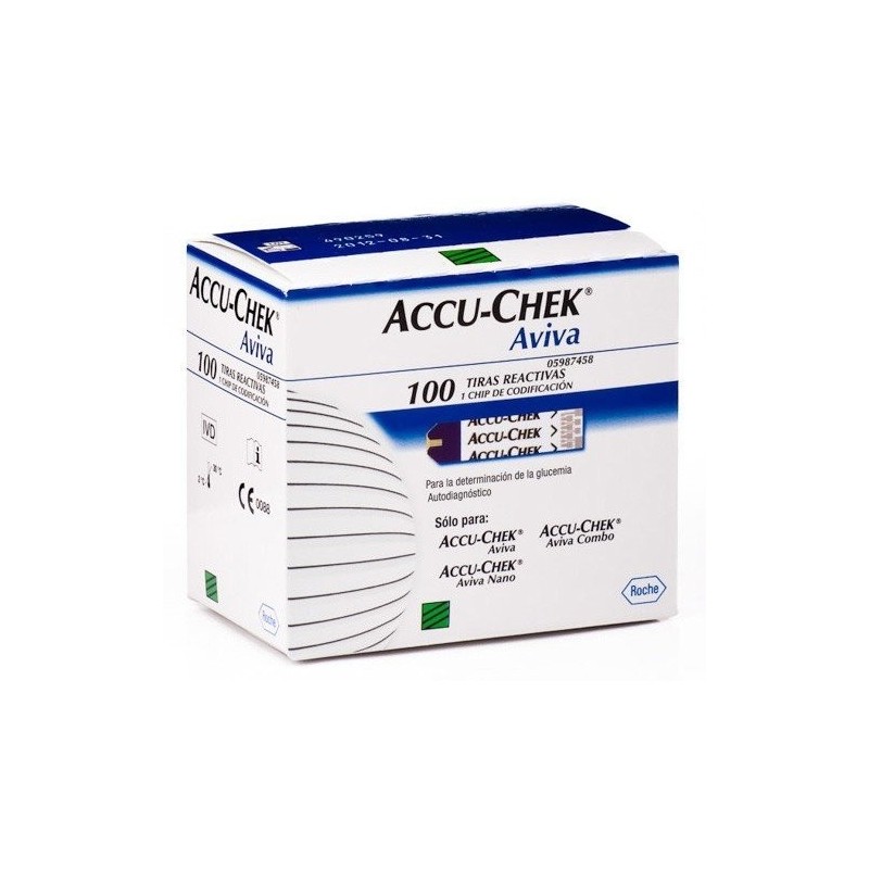 Accu-chek aviva 100 tiras roche Accu-Chek - 1