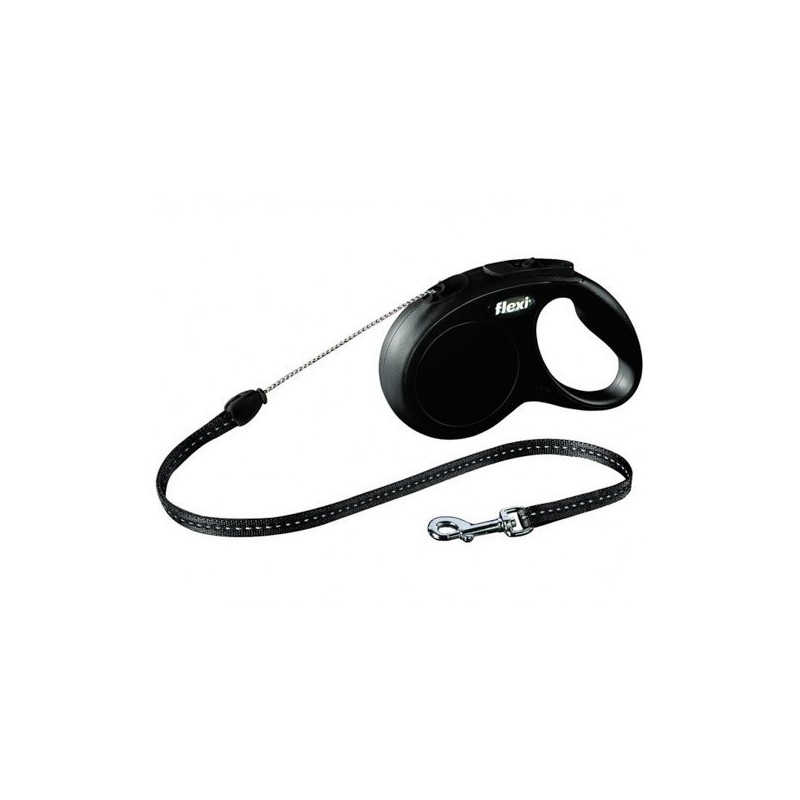 Biozoo new classic cordon m,5m 20kg negro Flexi - 1