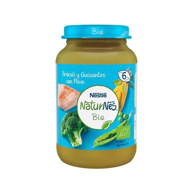 Nestlé naturnes bio brócoli guisantes y pavo 190g Nestlé Naturnesbio - 1