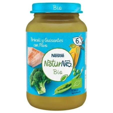 Nestl&eacute; naturnes bio br&oacute;coli guisantes y pavo 190g Nestl&eacute; Naturnesbio - 1