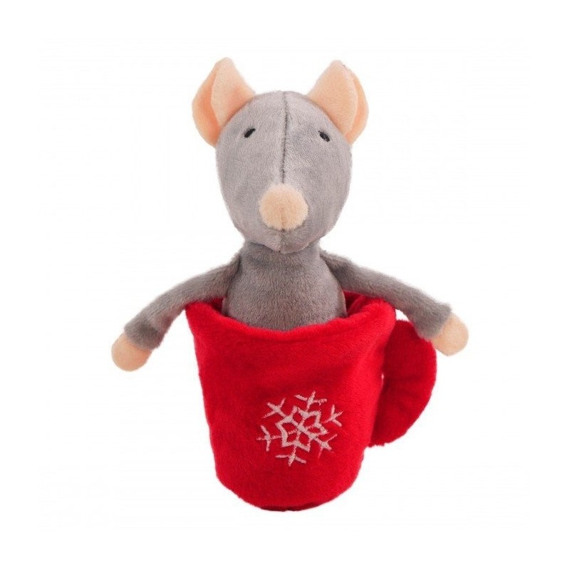 Rosewood xmas raton en taza con catnip 17cm Rosewood - 1