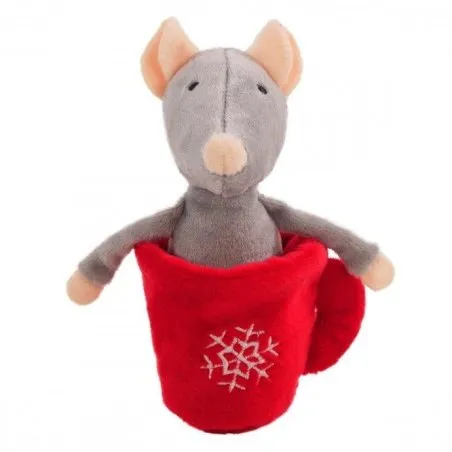 Rosewood xmas raton en taza con catnip 17cm Rosewood - 1
