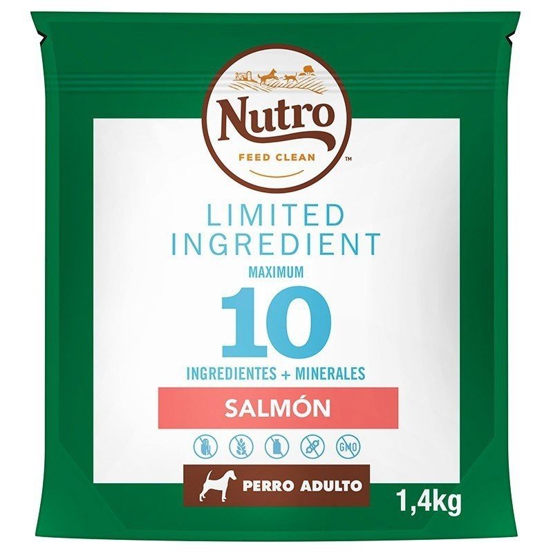 Nutro limited ingredient adulto mediano salmón 1,4 kg Nutro - 1
