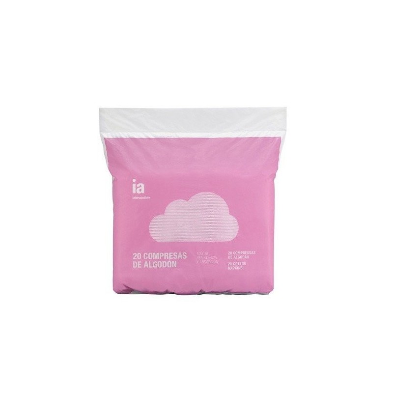 Interapothek compresas algodón 20uds Interapothek - 1