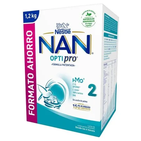 Nestl&eacute; nan 2 optipro biber&oacute;n 1200g Nestl&eacute; Nan - 1