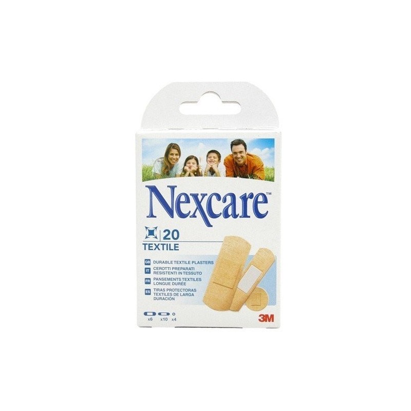 Nexcare textile strips 20 tiras surtidas Nexcare - 1