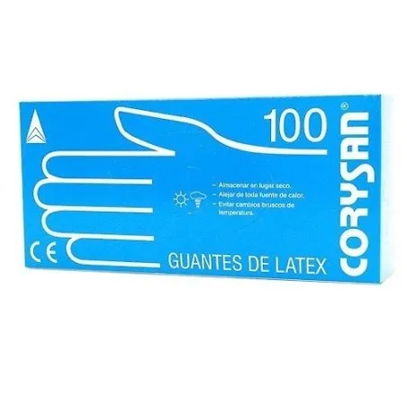 Guantes corysan latex t/peque&ntilde;o 100 und. Corysan - 1