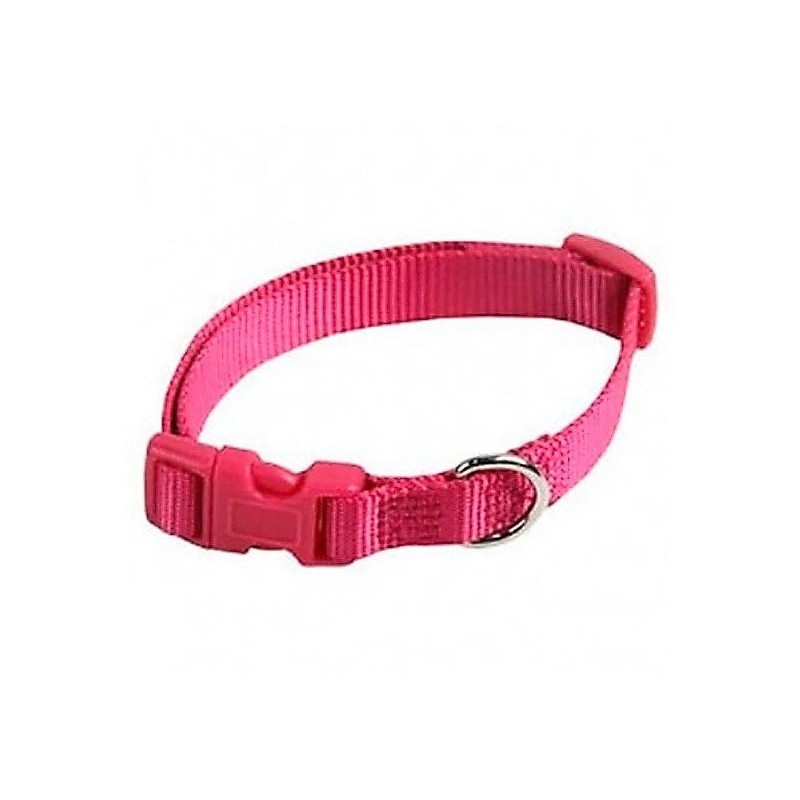 Papillón collar ajustable nylon 10 mm x 20-30 cm rosa Papillón - 1
