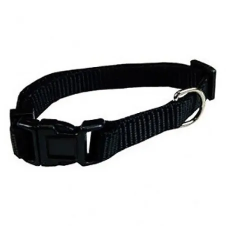 Papill&oacute;n collar ajustable nylon 10 mm x 20-30 cm negro Papill&oacute;n - 1