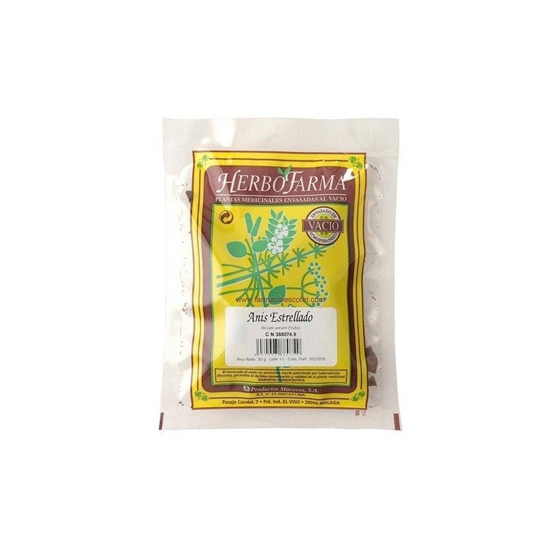 Herbofarma infsusión anis estrellado al vacio 30g Herbofarma - 1