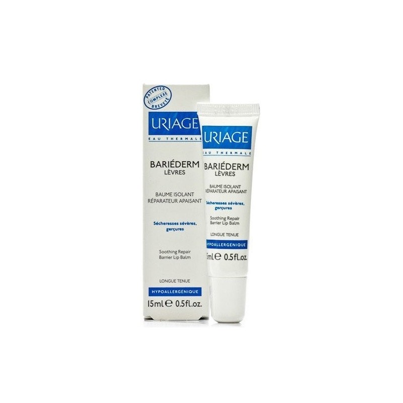 Bariederm labios balsamo barrera 15ml Uriage - 1