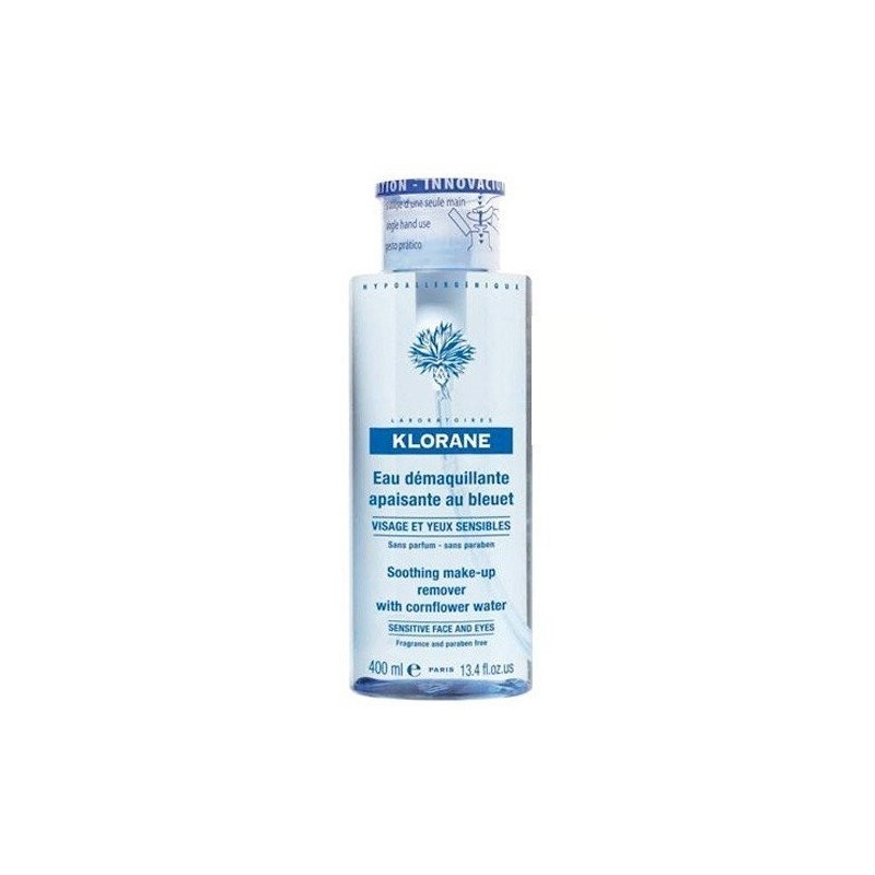Klorane agua desmaquillante cara y ojos al aciano 400ml Klorane - 1