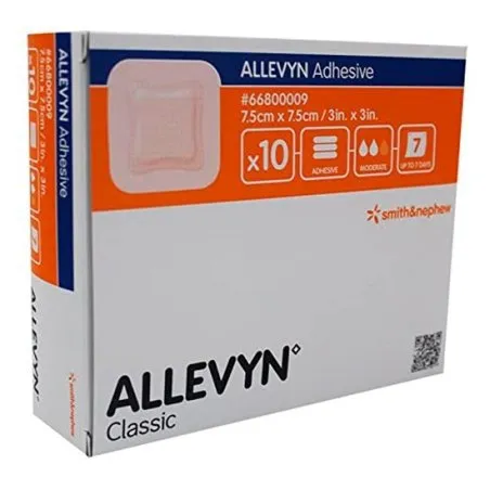 Allevyn adhesive 7,5x7,5cm 10u aposito Orliloss - 1