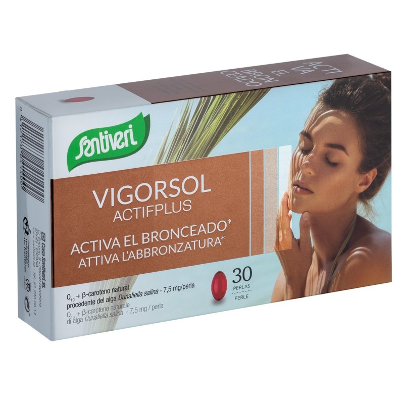 Santiveri Vigorsol Active plus para activar el bronceado 30 perlas Santiveri - 1