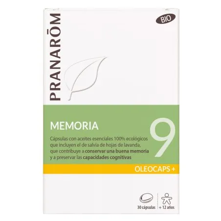 Pranarom oleocaps memoria bio 30 c&aacute;psulas Pranarom - 1