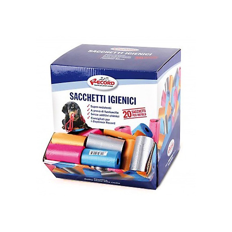 Dispensador 80 rollos bolsas higiénicas Record - 1