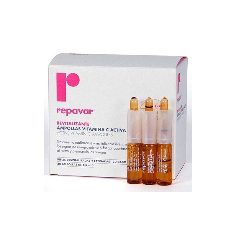 Repavar revitalizante ampollas de vitamina c 20 ampollas Repavar - 1