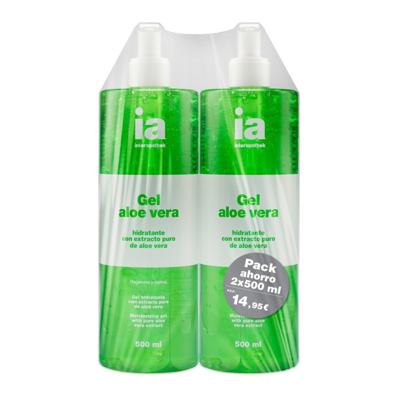 Interapothek Pack duplo gel aloe vera puro 500 ml Interapothek - 1