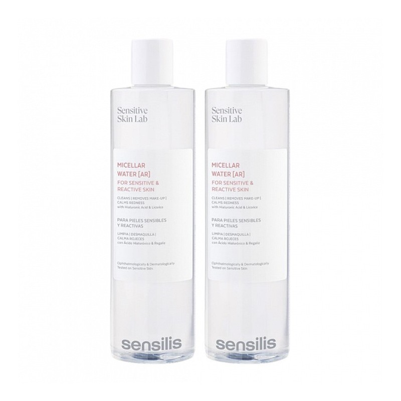 Sensilis pack agua micelar para piel sensible 2x400ml Sensilis - 1