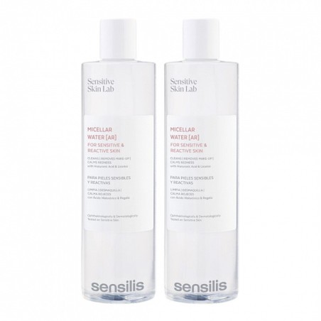 Sensilis pack agua micelar para piel sensible 2x400ml Sensilis - 1