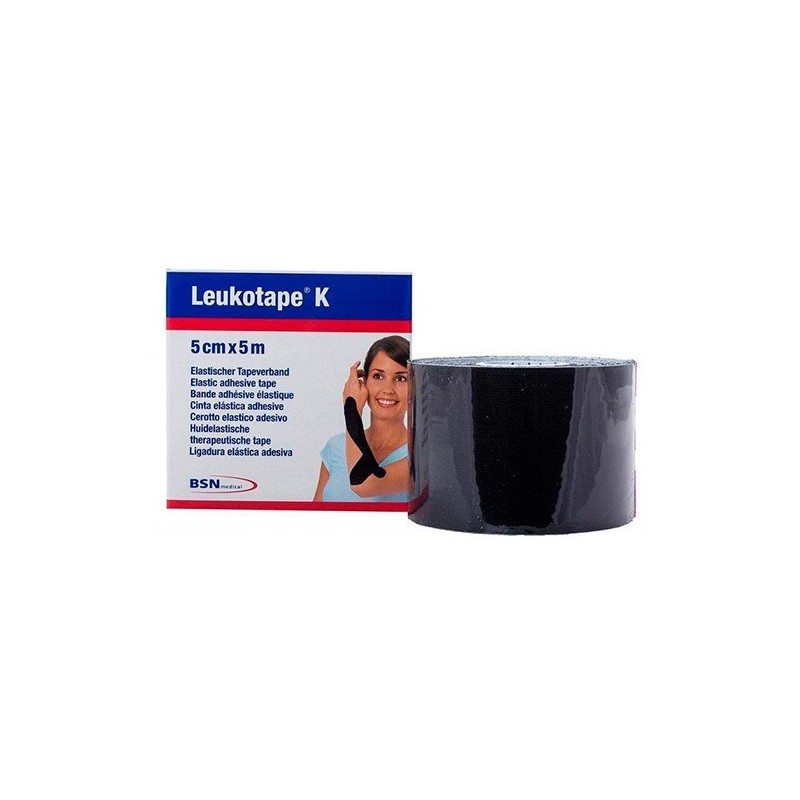 Leukotape k negro 5 cm x 5 cm Leukotape - 1