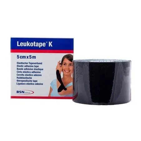 Leukotape k negro 5 cm x 5 cm Leukotape - 1