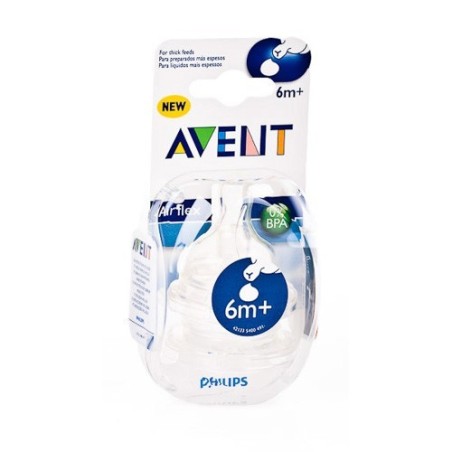 Avent classic tetina liquidos espesos +6m 2und Avent - 1