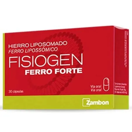 Fisiogen ferro forte 30 c&aacute;psulas Fisiogen - 1