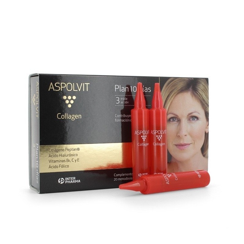 Aspolvit collagen 20 ampollas x 15ml Aspolvit - 1