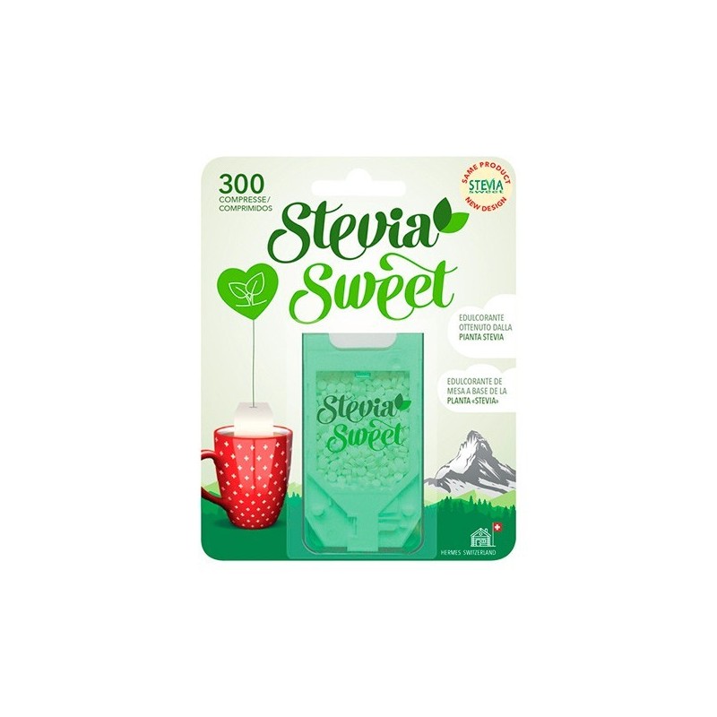 Hermesetas stevia sweet 300 comprimidos Hermesetas - 1