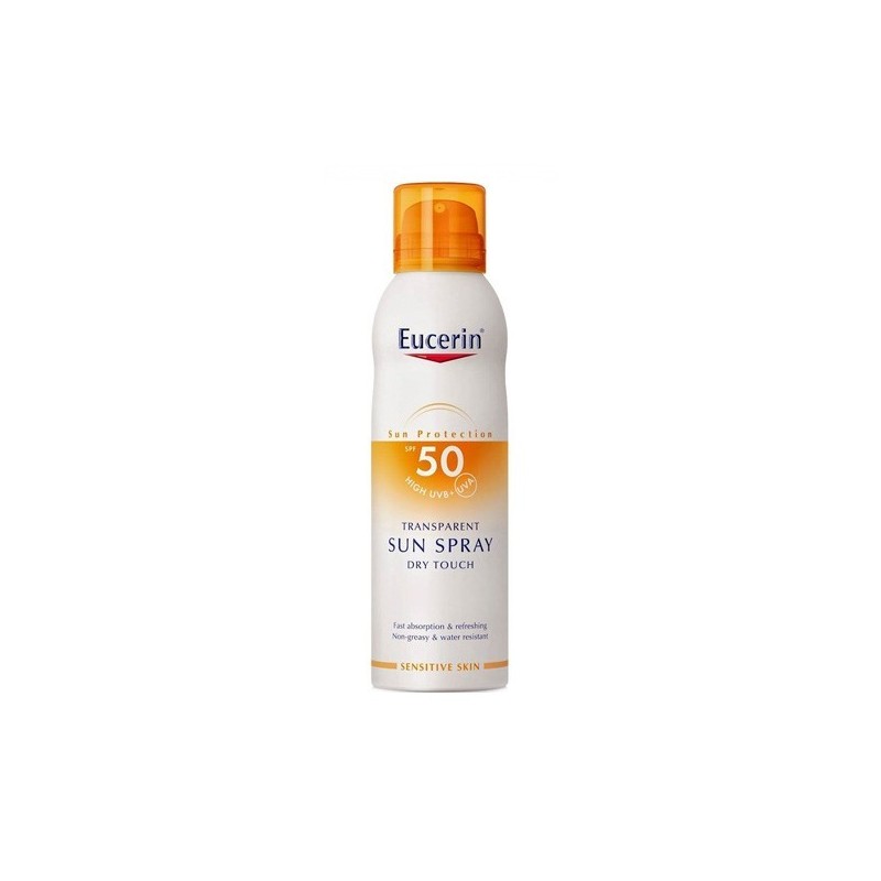Eucerin Solar corporal dry spray transparente SPF50 200ml Eucerin - 1