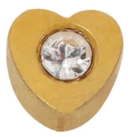 Inverness pendientes 25C Coraz&oacute;n dorado Inverness - 1