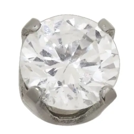 Prim invernes pendientes solitario natural 181C 5mm Inverness - 1