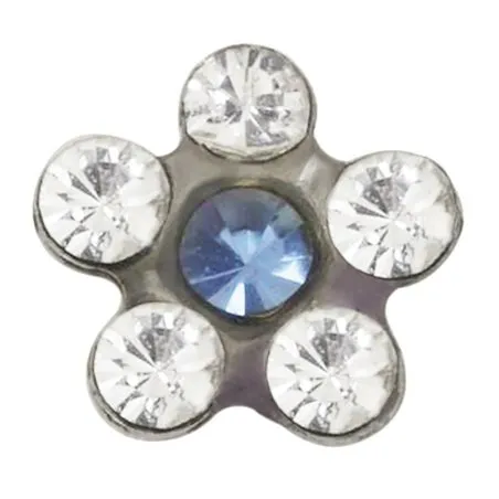 Prim pendientes inverness 119C Flor natural azul Inverness - 1